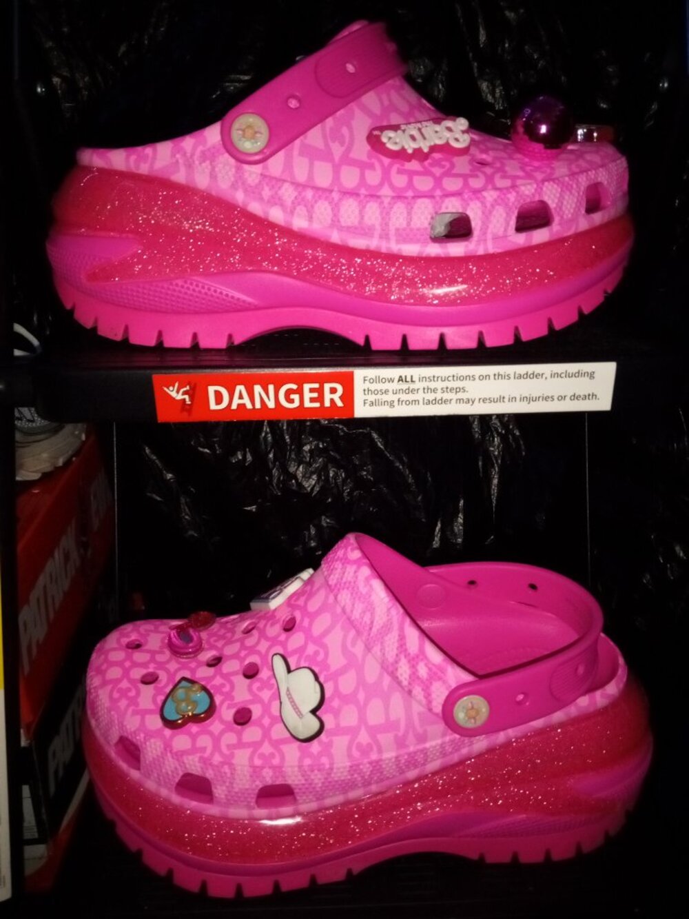 Crocs Classic Barbie Movie Mega Crush Clog Mens 7/Womens 9